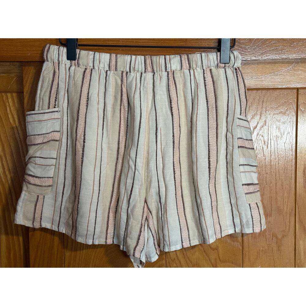 NWT Women's L*Space "Play It Cool" Striped Shorts, Size M - Picture 4 of 9
